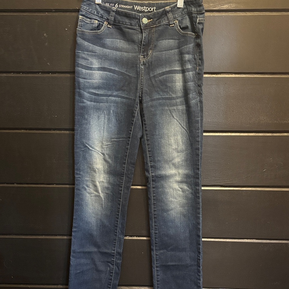 Westport Women's Dark Blue Straight Leg Jeans